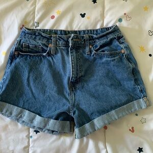 Wild fable high rise denim shorts